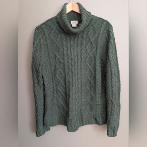 L.L. Bean Fisherman Cable Knit Sweater Size XL